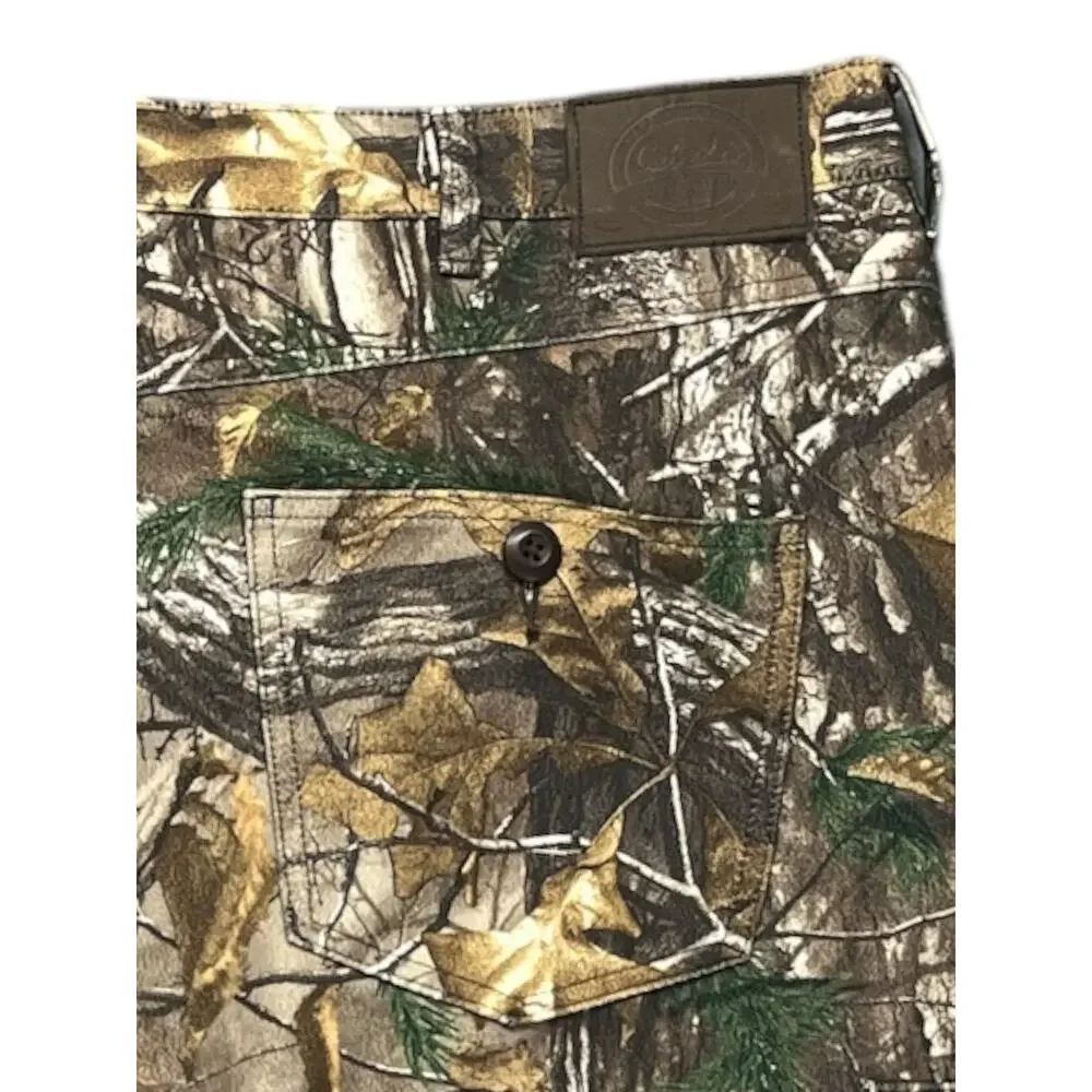 Cabela’s Mens Size 44 Pants Heavy Duty Hunting Cargo Woodland Camo Seclusion3D